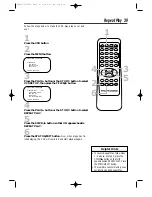 Preview for 39 page of Philips VRZ262AT Owner'S Manual