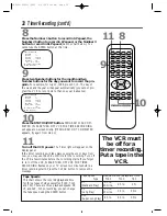 Preview for 32 page of Philips VRZ263AT Owner'S Manual