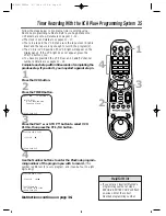 Preview for 35 page of Philips VRZ344AT Owner'S Manual