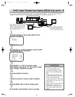 Preview for 45 page of Philips VRZ344AT Owner'S Manual