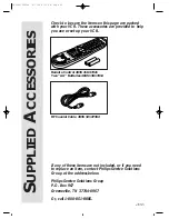 Preview for 58 page of Philips VRZ344AT Owner'S Manual