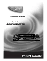 Philips VRZ360 Owner'S Manual preview