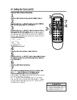 Предварительный просмотр 16 страницы Philips VRZ360 Owner'S Manual