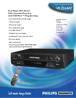 Philips VRZ364AT Specifications preview