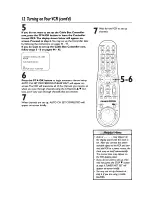 Предварительный просмотр 12 страницы Philips VRZ464AT Owner'S Manual