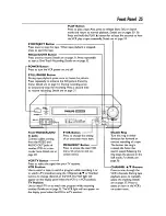 Preview for 25 page of Philips VRZ464AT Owner'S Manual