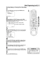 Preview for 41 page of Philips VRZ464AT Owner'S Manual