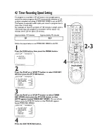 Preview for 42 page of Philips VRZ464AT Owner'S Manual