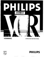 Philips VS99005G Operating Instructions Manual предпросмотр