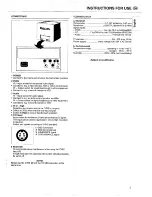 Preview for 5 page of Philips VSS9451 Instructions For Use Manual