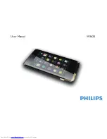 Preview for 1 page of Philips W3620 User Manual