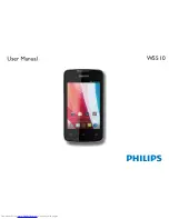 Preview for 1 page of Philips W5510 User Manual