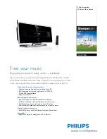 Preview for 1 page of Philips WADC700 Specifications