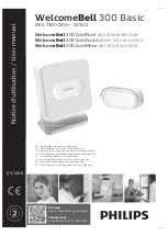 Philips WelcomeBell 300 Basic User Manual предпросмотр