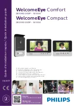 Philips WelcomeEye Comfort DES9500VDP Quick Installation Manual preview