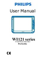 Philips WI121 series User Manual preview