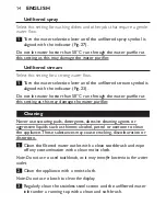 Preview for 14 page of Philips WP3820 User Manual