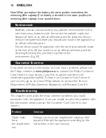 Preview for 18 page of Philips WP3822 Micro X-Pure User Manual