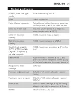 Preview for 21 page of Philips WP3822 Micro X-Pure User Manual