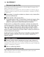 Preview for 164 page of Philips WP3822 Micro X-Pure User Manual