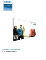 Предварительный просмотр 1 страницы Philips X Line 55BDL4005X User Manual