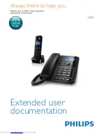 Preview for 1 page of Philips X200 Extended User Documentation