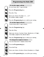 Preview for 10 page of Philips Xalio 300 Multihandset Owner'S Manual