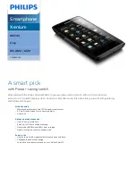 Preview for 1 page of Philips Xenium CTW6500GY/00 Quick Manual