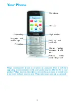 Philips Xenium CTX130SLV/00 Manual preview