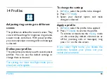 Preview for 64 page of Philips Xenium X501 Manual