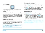 Preview for 62 page of Philips Xenium X503 User Manual