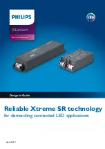 Предварительный просмотр 1 страницы Philips Xitanium LED Xtreme SR Design-In Manual