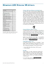 Preview for 5 page of Philips Xitanium LED Xtreme SR Design-In Manual