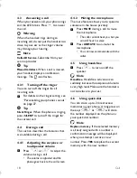 Preview for 20 page of Philips XL 660 User Manual