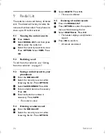 Preview for 28 page of Philips XL 660 User Manual