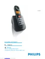 Preview for 1 page of Philips XL340 User Manual