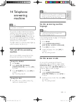 Preview for 33 page of Philips XL370 User Manual