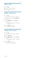 Preview for 22 page of Philips XL390 User Manual