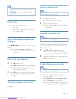 Preview for 15 page of Philips XL490 User Manual