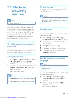 Preview for 31 page of Philips XL490 User Manual