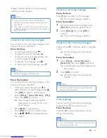 Preview for 33 page of Philips XL490 User Manual