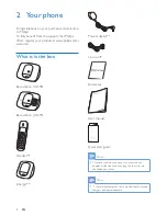 Preview for 6 page of Philips XL590 User Manual