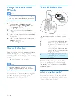 Preview for 12 page of Philips XL590 User Manual