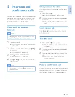 Preview for 17 page of Philips XL590 User Manual