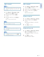 Preview for 21 page of Philips XL590 User Manual