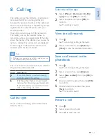 Preview for 23 page of Philips XL590 User Manual