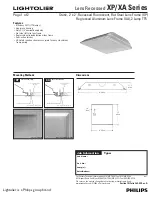 Preview for 1 page of Philips XP Series Specification