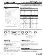 Preview for 2 page of Philips XP Series Specification