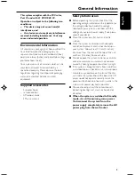 Preview for 9 page of Philips XX-MC260/22 User Manual