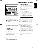 Preview for 17 page of Philips XX-MC260/22 User Manual